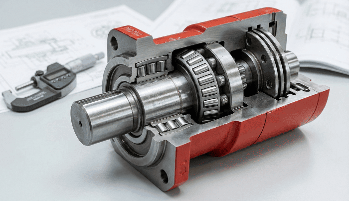 Danfoss TMT Hydraulic Orbital Motor TMT250 Structure