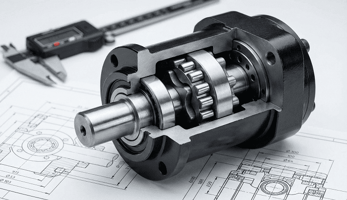 Parker Hydraulic Orbit Motor TG Series Structure