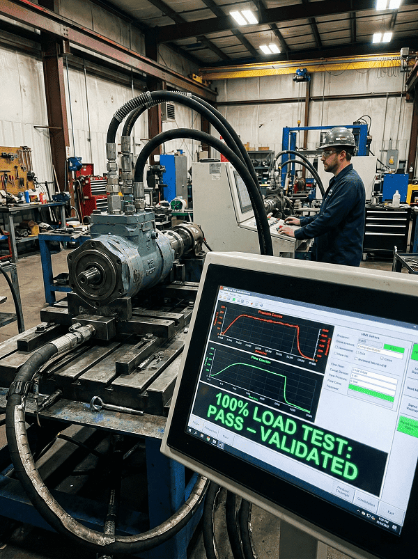 hydraulic motor Dynamic Load Testing hydraulic motor Dynamic Load Testing