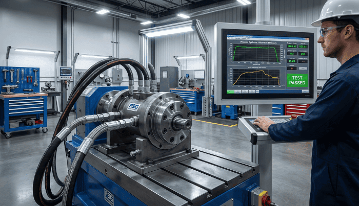 hydraulic motor Quality Assurance and Testing