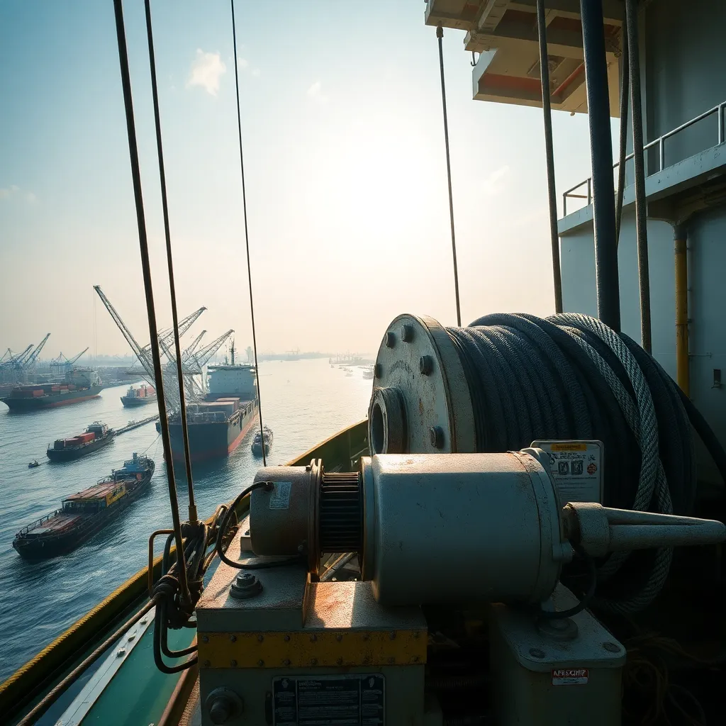 Advanced hydraulic motors designed for efficient Malaysian maritime deck machinery in tropical seas.