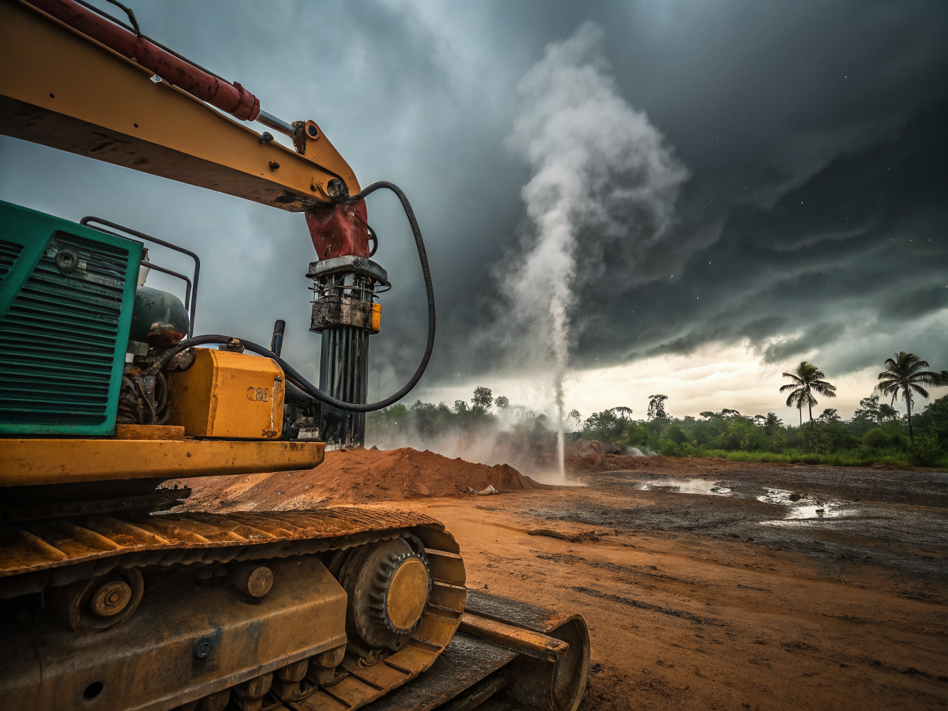 Professional laboratory technician performing a Karl Fischer water content test on hydraulic fluid samples.